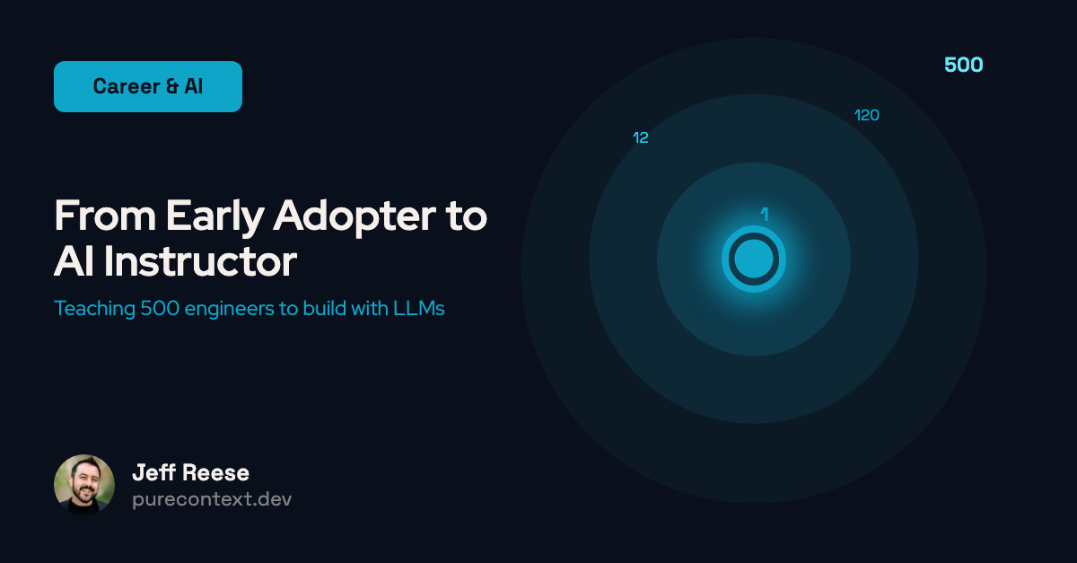 From Early Adopter to AI Instructor: Teaching 500 Engineers to Build ...